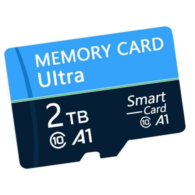 2000 Micro SD Card SDXC Class 10,2T Memory Card High Speed TF Card Waterproof Memory Cards Large Capacity Memory Carte for Storage Phone/Camera/PC/Tablet/Dash Cam