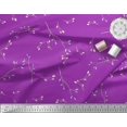 thumbnail image 3 of Soimoi Georgette Viscose Fabric Leaves & Buds Flower Printed Craft Fabric by The Yard 42 Inch Wide, 3 of 3