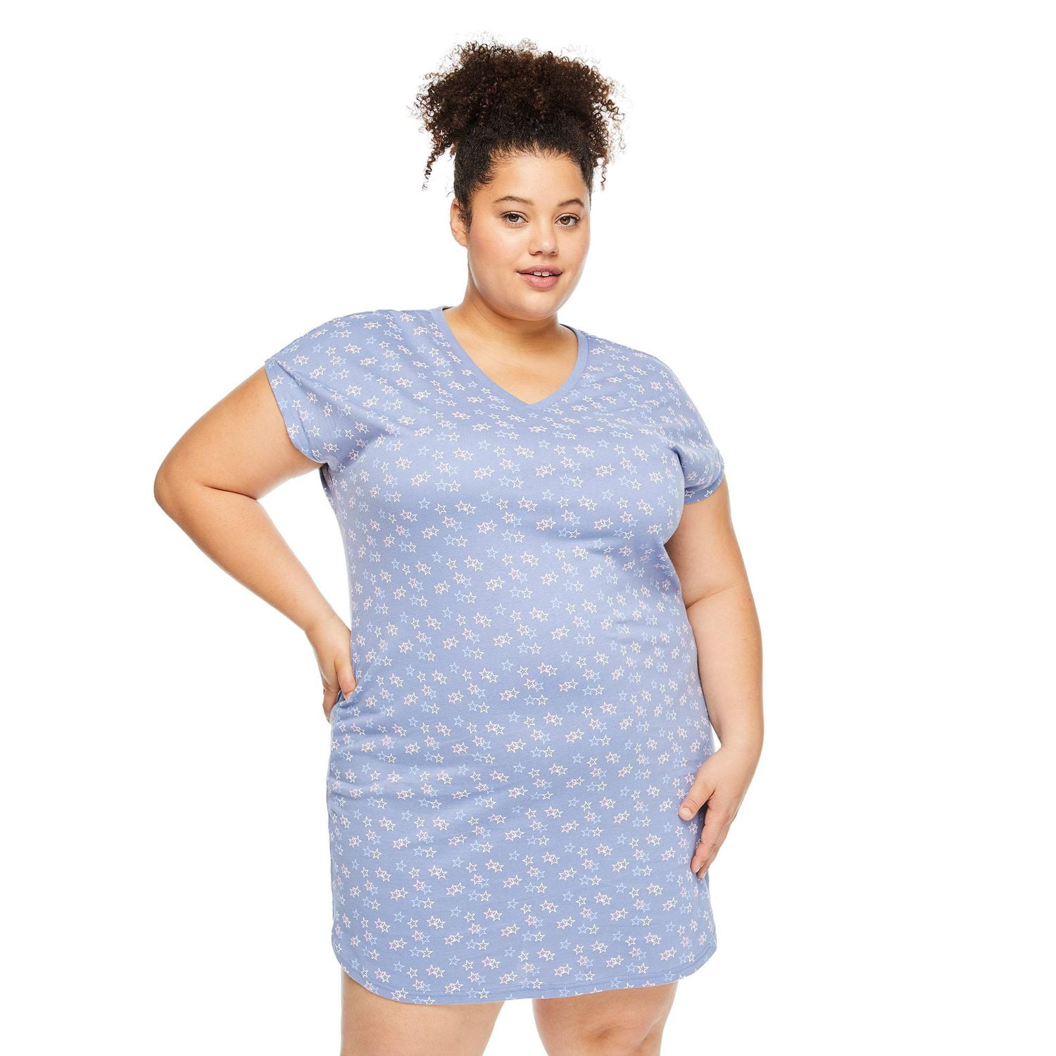George Plus Women's V-Neckline Night Shirt