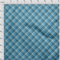 thumbnail image 4 of oneOone Polyester Spandex Medium Blue Fabric Check Sewing Craft Projects Fabric Prints By Yard 56 Inch Wide, 4 of 4