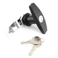 thumbnail image 2 of Akozon Rear Fixing T Handle Lock Tool Box Garage T-Shape  Door Lock With Keys For Trailer  Canopy, 2 of 8