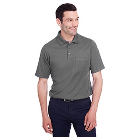Polo Tressé PerformanceTM pour Hommes avec Poche DG20P