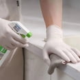 thumbnail image 2 of Gloves Heavy Duty Powder Disposable Nitrile Exam Gloves for Use - 100 Pack Basic Clean Examination 100PCS, 2 of 8