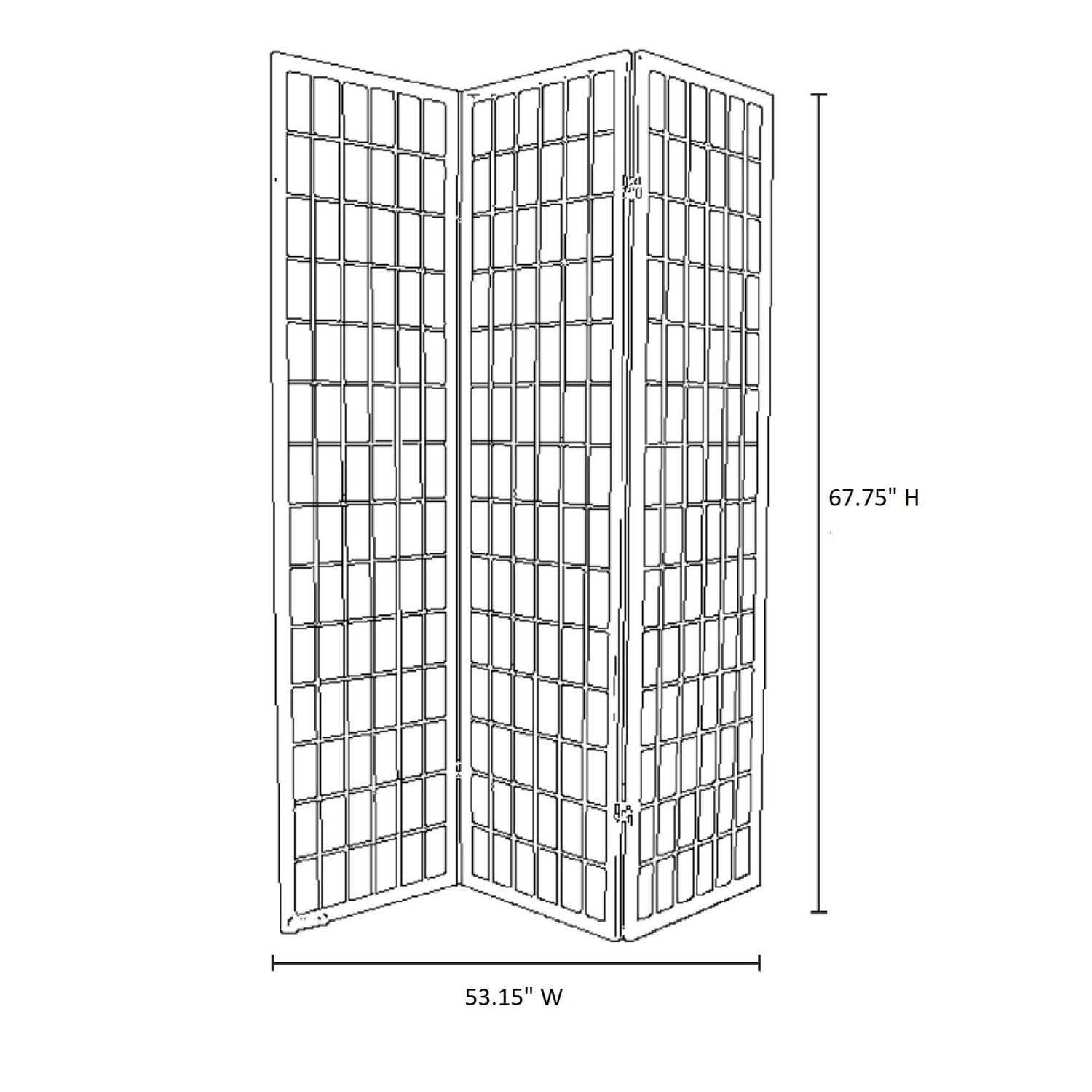 3 Panneau Réglable Écran D'Obturation En Bois (Acajou)