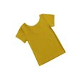 thumbnail image 4 of Faithtur Kids T-Shirt, Solid Color Bowknot Round Collar Short Sleeve Tops, 4 of 9