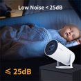thumbnail image 3 of Boovnll Home Theater, Portable New Independent Table Stand 180 Degree Projector Home Projector Auto Correction, Smart Home, Home, 3 of 9