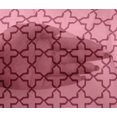 thumbnail image 4 of oneOone Viscose Chiffon Fabric Quatrefoil Block Print Fabric BTY 42 Inch Wide, 4 of 4