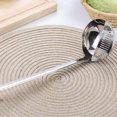 thumbnail image 1 of 2-in-1 Hot Pot Soup Ladle Stainless Steel Long Handle Spoon Skimmer Mesh Strainer Kitchen Tool, 1 of 10