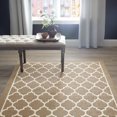 thumbnail image 3 of Hometrends Lawson Taupe Polyester Area Rug, 3 of 8