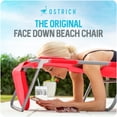 thumbnail image 3 of Ostrich de Luxe Chaise de Plage Sport 3-en-1 Rembourrée, Rouge, 3 of 13