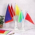 thumbnail image 5 of Unique Bargains Green Flag Stick, Hand Held Small Mini DIY Flag 8.2x5.5 Inch Square Pack of 50, 5 of 5