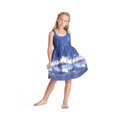 thumbnail image 4 of Robe Empire Classique Hawaïenne pour Fille avec Sangle Élastique et Palmiers en Diamant pour la Plage, 4 of 5