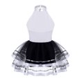 thumbnail image 2 of inhzoy Robe de Danse Ballet en Tulle à Sequins pour Filles, Performance Jazz Latine, Argent 16, 2 of 7