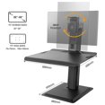 thumbnail image 4 of North Bayou 22"-32" Desktop Sit-Stand Workstation – ST15, 4 of 5