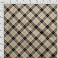 thumbnail image 3 of oneOone Georgette Viscose Fabric Tartan Check Fabric Prints By Yard 42 Inch Wide, 3 of 4