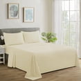 thumbnail image 1 of Marina Decoration 600 Thread Count Ultra Soft Deep Pocket Hotel Standard Solid Bedding Long Staple Percale Cotton All Season Sheet Set with Pillowcase, 1 of 7