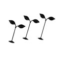 thumbnail image 2 of ziyahi 3x Iron T Bar Earring Necklace Jewelry Display Stand Rack Black-Leave, 2 of 9