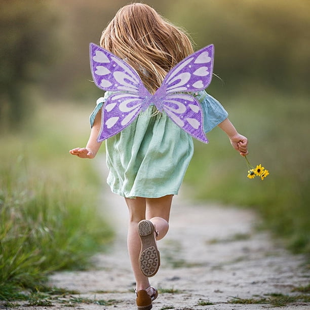 Lot de 2 ailes de fée papillon pour déguisement d'anniversaire