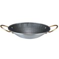 thumbnail image 1 of EeaseCA Household Cooking Pot Stainless Steel Paella Pan Double Handle Pan Stainless Steel Pan for Kitchen, 1 of 7