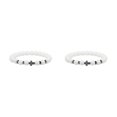 thumbnail image 3 of Redempat Fashionable And Comfortable To Wear Unisex Beaded Bracelets For Everyday Chic porcelain white 2Set, 3 of 6