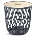 thumbnail image 1 of PRISP Timballa Storage Basket Table - Round Coffee Table, Side Table, End Table with Bamboo Lid, for Living Room, Bedroom, Patio & Balcony Decor, 1 of 8