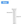 thumbnail image 2 of Unique Bargains Compression Spring, 5 Pack 304 Stainless Steel, 4mm OD, 0.3mm Wire, 20mm Length, 2 of 6