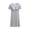 Gris, variante sur Tranfacy Robe de Maternité à Manches Courtes pour Femmes, Robe de Maternité Grande Taille, Robe de Maternité d'Allaitement à Imprimé à Manches Courtes, Col en V, Boutonnée, Robe d'Allaitement pour Femmes
