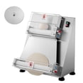 thumbnail image 1 of KFFKFF Pizza Dough Roller Sheeter, 3-16 Inch Semi-automatic Stainless Steel Pizza Press, Commercial Electric 390W Pasta Maker Machine, 260 pcs Per Hour, Adjustable Thickness, with Dough Press Lid, 1 of 9