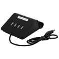 thumbnail image 3 of Concentrateur USB, Adaptateur d'Alimentation Léger à 4 Ports pour la Maison Noir, 3 of 8