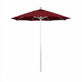 thumbnail image 2 of California Umbrella Venture Parasol de Marché Argenté de 7,5 Pieds en Rouge, 2 of 3