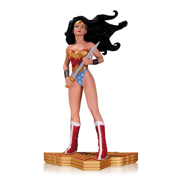 Wonder Woman 7 Inch Statue Figure Art Of War Series - Wonder Woman by Adam Hughes