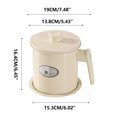 thumbnail image 2 of EGNMCR Kitchen Utensils & Gadgets Multifunctional Profound Fryer Pot And Grease Container With Strainer Kitchen And Household Oil Pot Filter Oil Remain Storage Tank With Filter Screen storage pot, 2 of 6