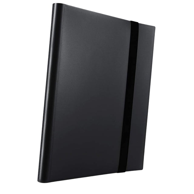 432 Double Sided Card Collection Binder Carrying Card Organizer Sports Display Black