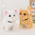 thumbnail image 3 of Electric Plush Cat Cognitive Ability Interactive Ability Fine Workmanship Barking Walking Electric Cat Plush Toys for Kids, 3 of 10