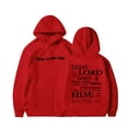 thumbnail image 1 of PMVFHDE Liquidation Chandail à Col Rond Garçons et Filles Décontracté Ample Mignon Imprimé Manches Longues Chandail à Capuchon Sport Vêtements pour Filles, Rouge, 11-12 Ans, 1 of 7