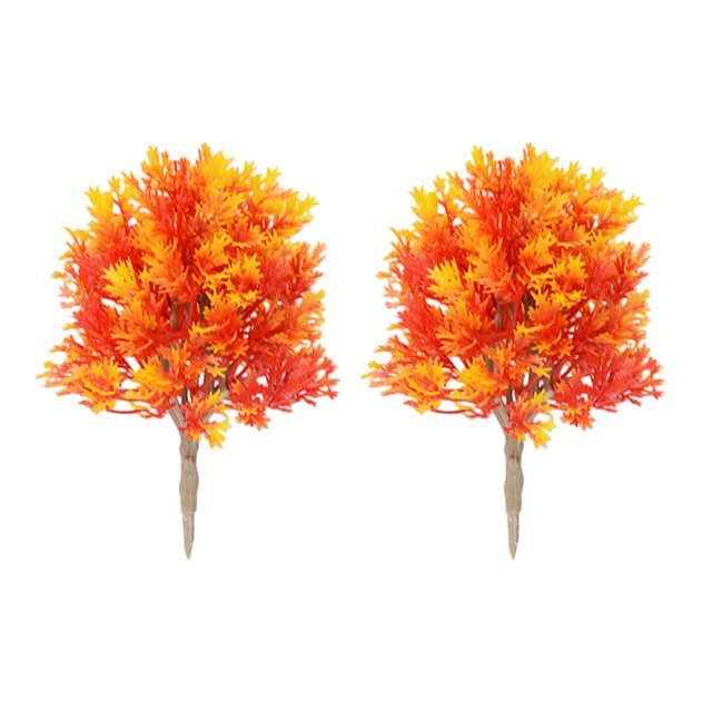 Miangastore 2 Pcs Creative Maple Tree Model Ornament Tree Model Micro Landscaping Decoration