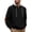 Black, variant on AnuYalue Men's Button Up Hoodie Fall Winter Sherpa Lined Pullover Outdoor Warm Hooded Sweatshirt Soild Color Drawstring Hoodies