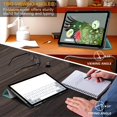 thumbnail image 3 of KOMI Case for Google Pixel Tablet 11inch 2023 Release, Folio Slim Cover Lightweight Hard Shell Protective Case with Multi-Angle Stand, Dark Green, 3 of 4