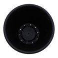 thumbnail image 2 of The HC Companies 17 Inch Round Classic Planter, Plastic Plant Pot, Black, 2 of 2