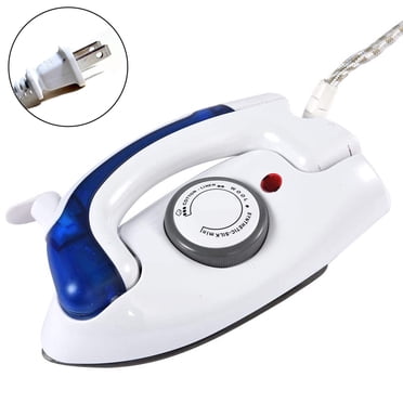 Fer à Vapeur Portable pour Vêtements, Mini Fer de Voyage avec Plaque à Semelle Antiadhésive