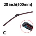 thumbnail image 1 of Car Wiper blades Universal Frameless Bracketless Car Soft Rubber GX Double H6K4, 1 of 9