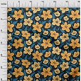 thumbnail image 3 of oneOone Viscose Chiffon Black Fabric Florals Craft Projects Decor Fabric Printed By The Yard 42 Inch Wide, 3 of 4