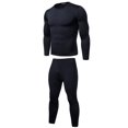 thumbnail image 1 of Thermal Underwear for Men Solid Fleece Lined Base Layer Set for Cold Weather, 1 of 6