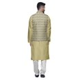thumbnail image 3 of Atasi Ensemble de Pyjama Kurta Churidar Ethnique avec Veste Nehru Imprimée pour Hommes, 3 of 3