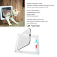thumbnail image 4 of Porte Battante pour Chat, Intérieur Transparent Extérieur Porte pour Chat Verrouillable Sécuritaire pour Fenêtre, 4 of 8