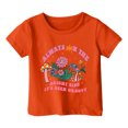 thumbnail image 1 of TZEWGL Tees For Infnat Graphic Print Round Neck Loose Short Sleeve Clothing For Infnants size 4-5T, 1 of 4