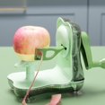 thumbnail image 3 of Ergonomic Handle Suction Cup Bottom Sharp Fruit Peeler 2 in 1 Hand Held Fruit Peeler Cutter Kitchen Accessories, 3 of 8