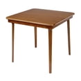 thumbnail image 1 of Meco STAKMORE Table de Cartes Pliant à Bord Droit, Fini Fruitwood, 1 of 3