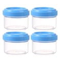 thumbnail image 1 of Leakproof Food Storage - 4pcs, Small Plastic Containers with Lids, Lock in Freshness, Nutrients & Flavor, Freezer & Dishwasher Friendly, 2.5oz Snack Containers, 1 of 8