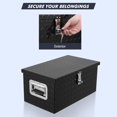 thumbnail image 4 of BeesClover 20 Inch Aluminum Diamond Plate Tool Box With Lock and Keys, Heavy Duty Waterproof Truck Storage Organizer Chest for Pick Up Truck Bed, Rv Trailer/Van With Side Handle, 4 of 6